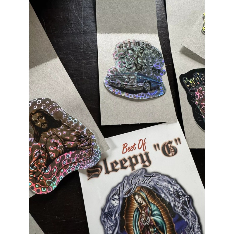 sleepy g Vintage Sticker Lot Lowrider Prism Vending Machine Sticker