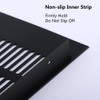 Aluminum Rectangular Air Vent Cover Black Floor Ventilation Grille Louvered