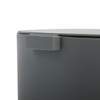 MSV Pedal bin Osaki 3l in Anthracite, Stainless-Steel 3 Litre
