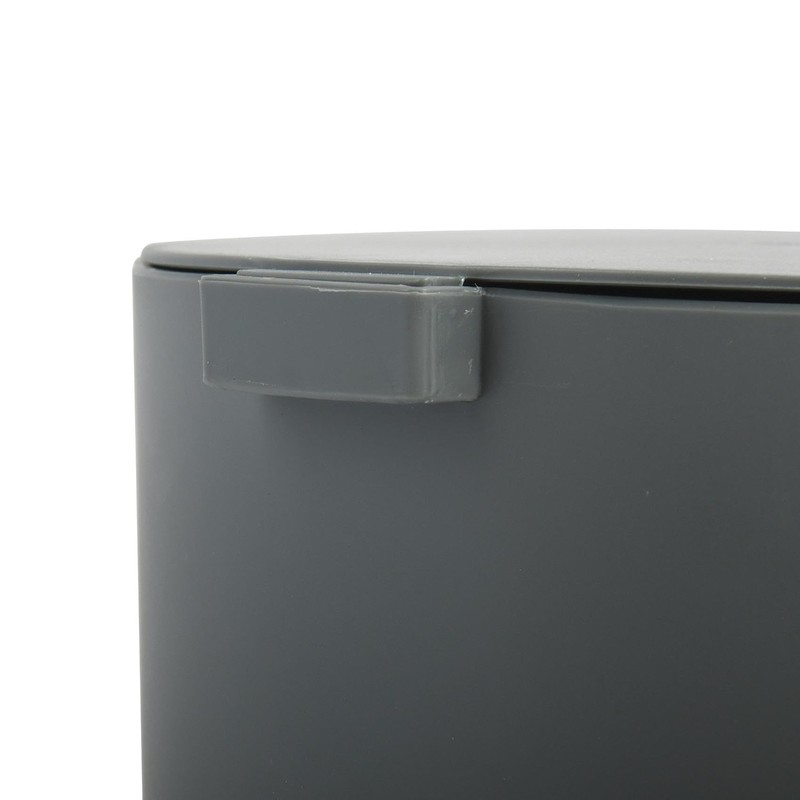 MSV Pedal bin Osaki 3l in Anthracite, Stainless-Steel 3 Litre