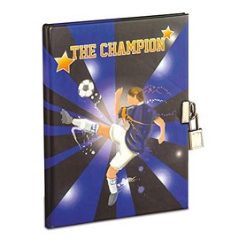 Diary 14.5 x 18.5 cm with metal lock and 2 keys