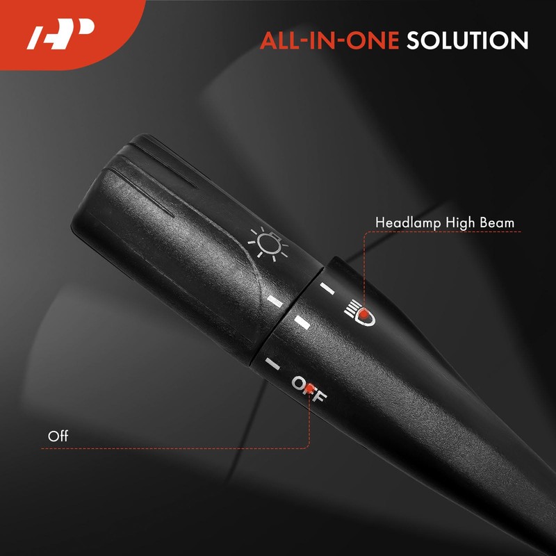 A-Premium Turn Signal Switch, Windshield Wiper Multifunction Switch Lever Compatible