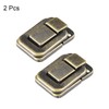 sourcing map Toggle Catch Lock, 38mm Retro Decorative Bronze Hasp