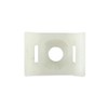 100pk Cable Tie Screw Mount Base 17.8x12.7x8.2mm - Natural
