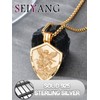 Seiyang Saint Michael Necklace 925 Sterling Silver Archangel Michael Medal