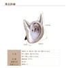 Photo Frame Interior Frame Picture Stand Stylish Silver Cat Pet