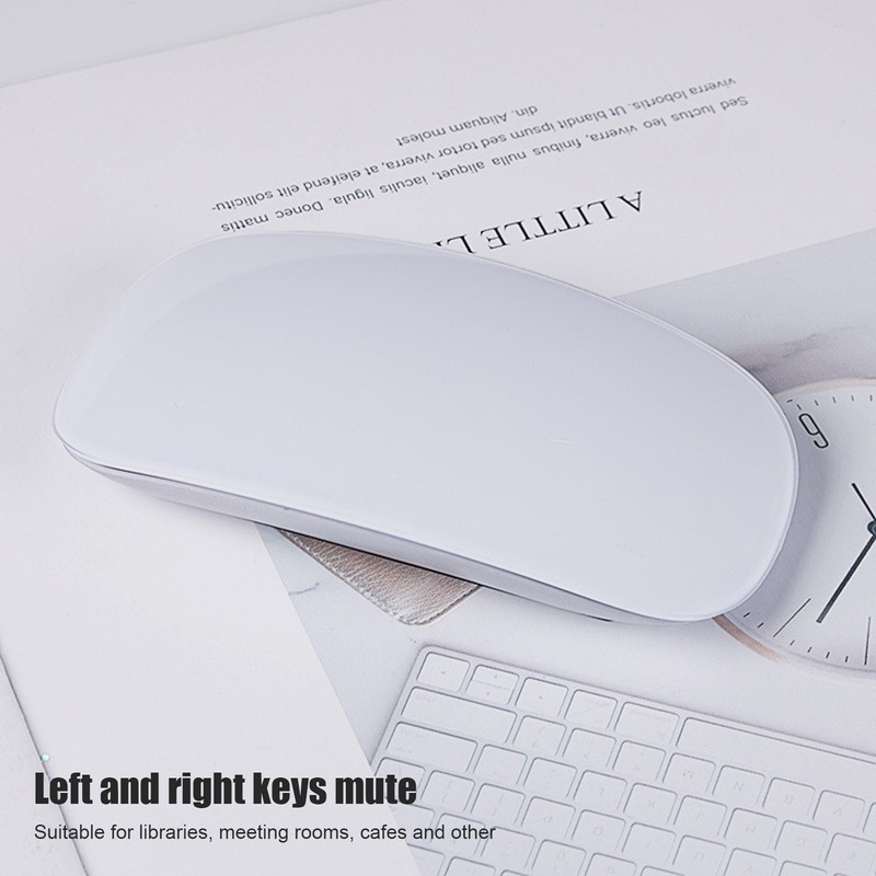 Wireless Mouse Lightweight Ultra Thin 2.4G Mute Button Touch Scrolling