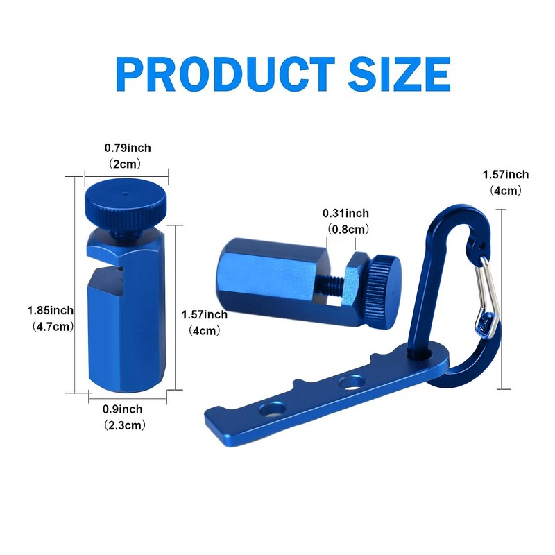 Stair Gauge Aluminum Alloy Hex Flat Gauge with Thumb Screw