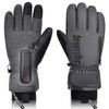devembr Ski Gloves with Wrist Guards and Undercuff Design, Snowboarding