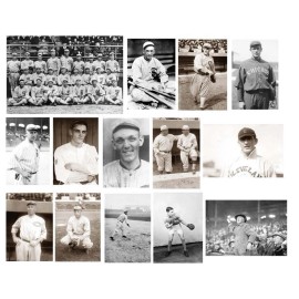 1919 Chicago Black Sox 14 Photo Lot Baseball Team Photos,Shoeles