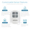 Lacoromo DA-35 Door Alarm and Window Alarm with 2 Remote