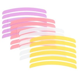 Villcase 24 Piezas (12 Pares) Cintas de Silicona para Levantamiento de Pestañas, Almohadillas Compensadoras Reutilizables para Lash Lift y Permanente 