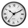 PATIKIL 3.5" 90mm Quartz Clock Insert, Round Quartz Movement Mini