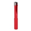 5Pcs Saw Bit Set FlatTooth Diamond Particles Red Coated Drill