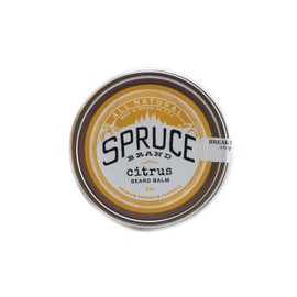 Citrus Beard Balm - Strengthens, Softens Beards & Mustaches | All-Natural Ingredients Jojoba, Shea Butter, Almond Essential Base Oil | Promote Healthy Growth beard | 2 Fl Oz Spruce Grooming Products