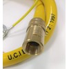 1/2" SALVUS CATERHOSE COMMERCIAL YELLOW GAS CATERING PIPE HOSE 1.5M