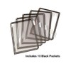 Tarifold® Wall Mounted Reference and Display System, 10 Letter-Size Pockets,