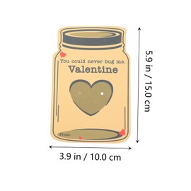 Operitacx 1 Set Valentine's Day New Holiday Invitation Envelopes Thank You Cards Valentine Greetings Encouragement Cards Happy Valentines Day Card Love Plastic Child Animal