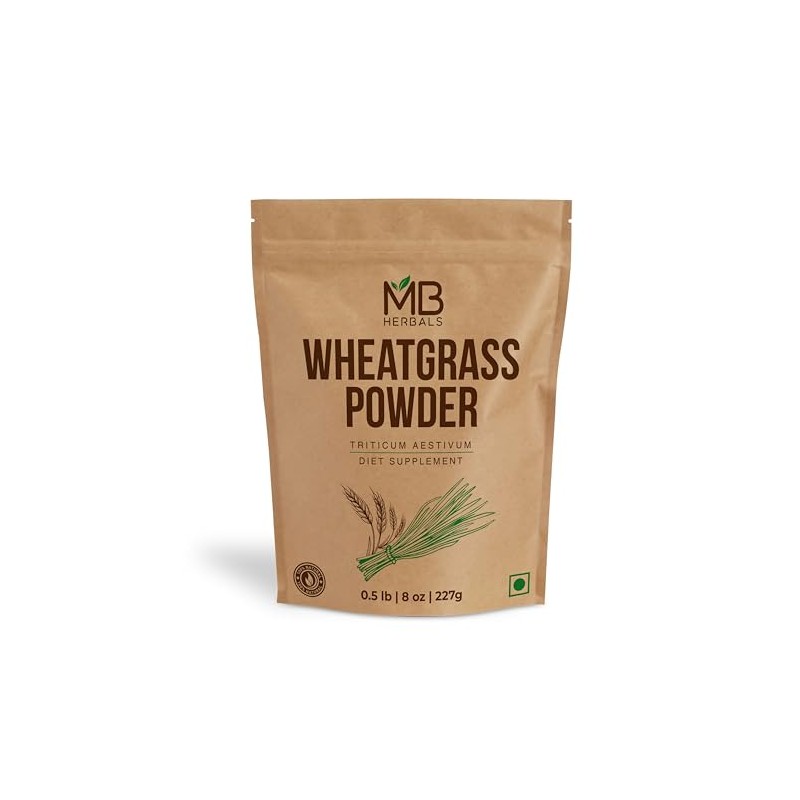 MB Herbals Wheatgrass Powder 8 oz (1/2 lb) | 100%