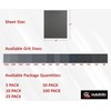HARRI ABRASIVES Silicon Carbide Sandpaper Sheets - Wet/Dry Electrocoated -