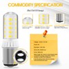 12V BA15D LED Bayonet Bulb RV 1004 LED Bulb for