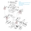 Tbest Spindle Bushing Kit, Metal King Pin Socket Kit 7048