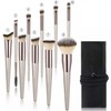 Portable 20-Piece Makeup Brush Set for Women's Gift: Eyeshadow, Cheek, and Blush Brushes Select This Product