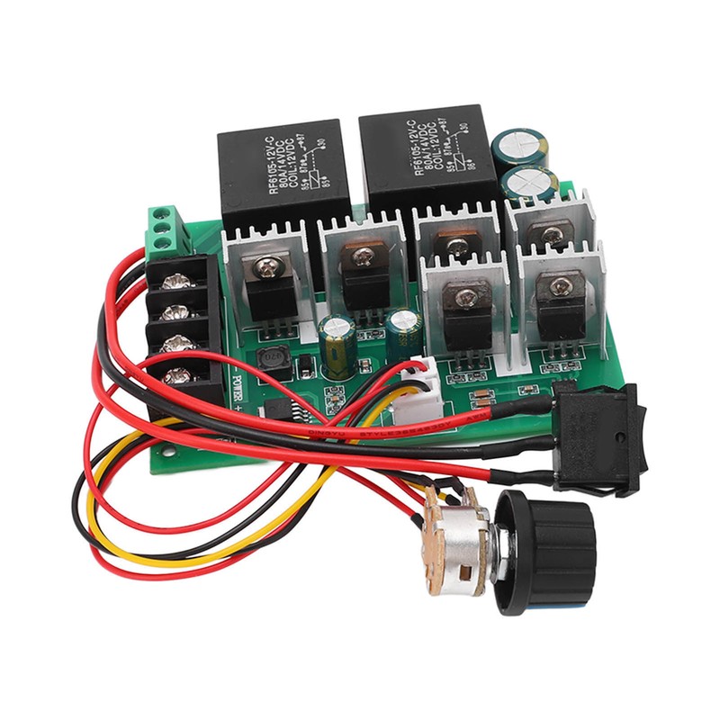 DC Motor Controller Brush Speed Control Adjustable CW CCW Switch