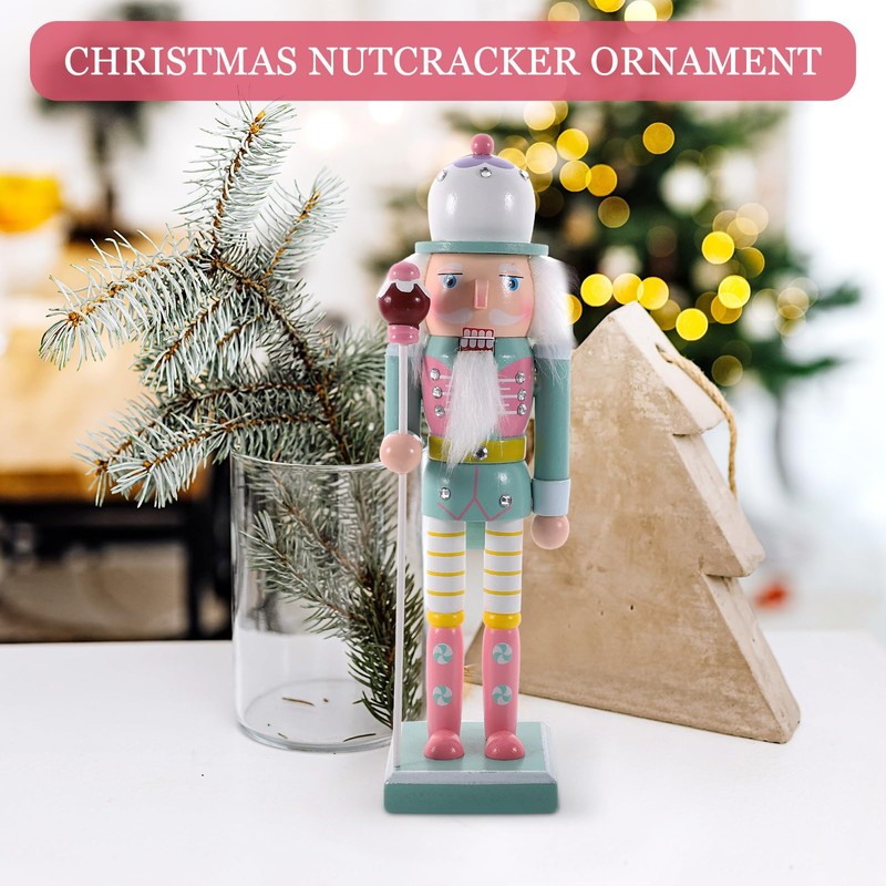 Christmas Nutcracker, 9.8 Inch Nutcracker Soldiers, Festive Collector's Figures for