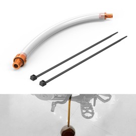 NICECNC Orange Oil Change Drain Tool Compatible with KTM 125 250 300 400 500 525 530 SX SX-F EXC EXC-F XC XCF XCW TPI Six Days 1998-2022 Husqvarna TE 125 150 250 300 449 FE 250 350 450,See Fitment