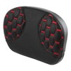 Hexagon Honeycomb Pattern Passenger Sissy Bar Backrest Pad For Harley