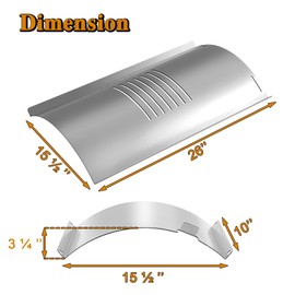 PB820PS1 Replacement Parts for Pit Boss Flame Broiler Kit 820 Series PB820D 820PS1 820D 820 FB 820FB PB820FB Z Grills ZPG-7002B 700D4E 700D Flame Broiler Slide Bottom Plate Cover Heat Deflector