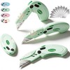 Box Opener with 10 Extra Blades,Mini Box Cutter with Button