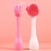 Universo en Linea Cepillo Exfoliante Facial Cuidado Piel Silicona Doble