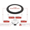 Jensen Speaker Foam Edge Repair Replacement Kit, 12" FSK-12A
