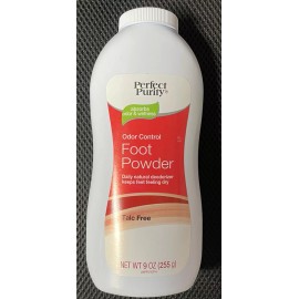 Perfectly Purity FOOT POWDER - Cools Soothes Comforts - itching odor moisture - 9 oz
