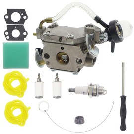 Hutdkte C1U-W49 Carburetor for Husqvarna Weed Eater W25CFK FX26SCE SST25CE W25CBK W25CF W25SFK FX26SCE SST25CE Trimmer