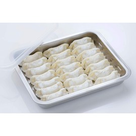 Shimomura Kihan 40747 Tsubamesanjo Bat with Lid, Wide, Stainless Steel