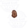 Ornate Print Stamp Brass Paisley Pattern Wood Clay Block