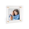 ArtToFrames Floating Acrylic Frame for Pictures Up to 5x5 inches