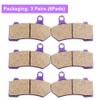 ECCPP Brake Pads for FLHTCU Ultra Classic Electra Glide 2008-2022,