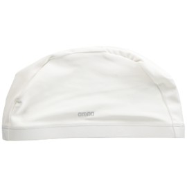 Arena ARN-9640 Swim Cap, Textile Cap, F (22.8 - 24.8 inches (58 - 63 cm), WHT (White)
