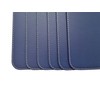 Nikalaz Set of 6 Placemats Made of Recycled Leather (18"x13",