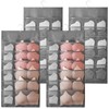 YASYU 2 Pack Hanging Underwear Organizer for Closet,Double-Sided Wall Shelf