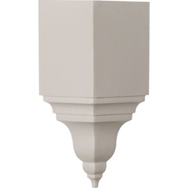 Endurathane Universal Inside Corner for Moulding Profiles, 3 1/8"P x 3 1/8"W x 7 3/4"H (Less than 3 1/8"P and 3 7/8"H), Factory Primed