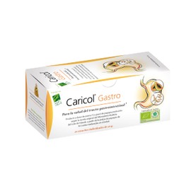 Caricol® Gastro - Organic Papaya and Oats - Supports Digestive Health - Facilitates Digestion - Improves Intestinal Transit - Soothing Properties - Non-GMO - 20 Drinking Sachets - 100% Natural