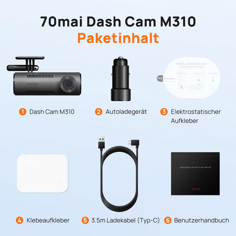 70mai Dashcam M310