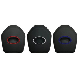 REPROTECTING Silicone Rubber Key Fob Cover Compatible with 2008-2023 Subaru Crosstrek Forester Impreza Legacy Outback Tribeca WRX STI XV Crosstrek Ascent (Black+Black)