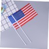 LABRIMP Usa Flags 50 Mini America Flags Lightweight Polyester Material