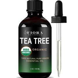Aceite de Árbol de Té – Aceite Esencial de Árbol de Té 100% Puro Orgánico para Piel, Cara, Cabello, Cuero Cabelludo, Uñas y Uñas de los Pies – Aceite de Árbol de Té de Grado Terapéutico para Acné y